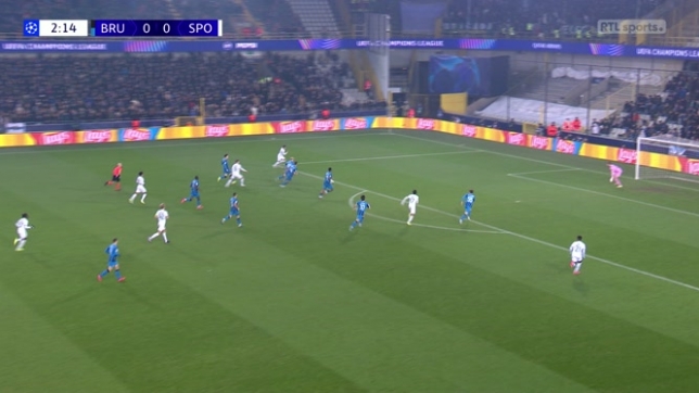 Bruges-Sporting: le résumé de la rencontre (2-1)