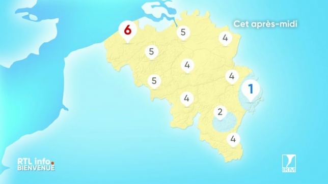 Invitée du RTL info Bienvenue, Sabrina Jacobs donne ses prévisions météo pour les prochaines heures et pour les prochains jours.