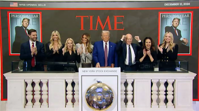 Donald Trump, le président élu pour un deuxième mandat à la tête des Etats-Unis après avoir été condamné par la justice et échappé à deux tentatives d'assassinat, a été désigné jeudi personnalité de l'année 2024 par le magazine américain Time.