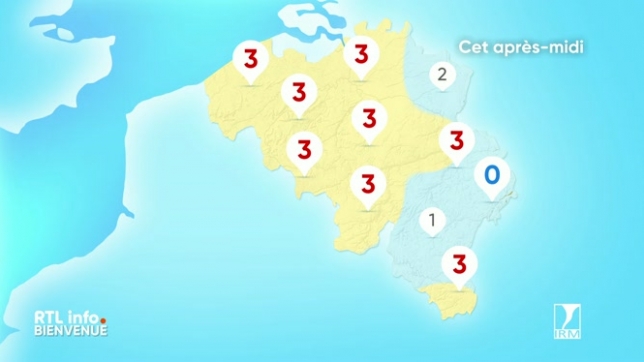 Invité du RTL info Bienvenue, Stephan van Bellinghen présente les prévisions météorologiques de l'IRM pour ce vendredi et durant tout le weekend.