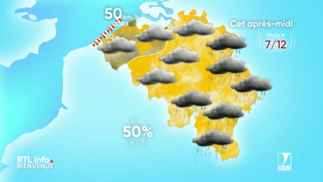 Invité du RTL info Bienvenue, Stephan van Bellinghen donne ses prévisions météo pour les prochaines heures et les prochains jours.