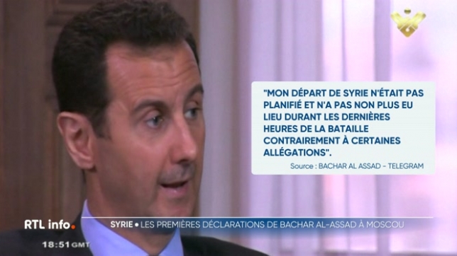 Bachar al-Assad sort du silence et règle ses comptes