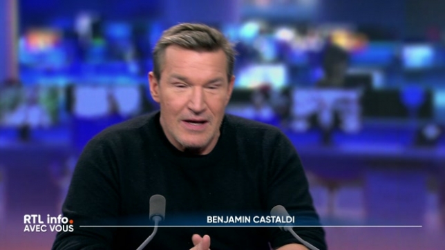 Benjamin Castaldi dans le RTL info Avec Vous du 19 décembre 2024