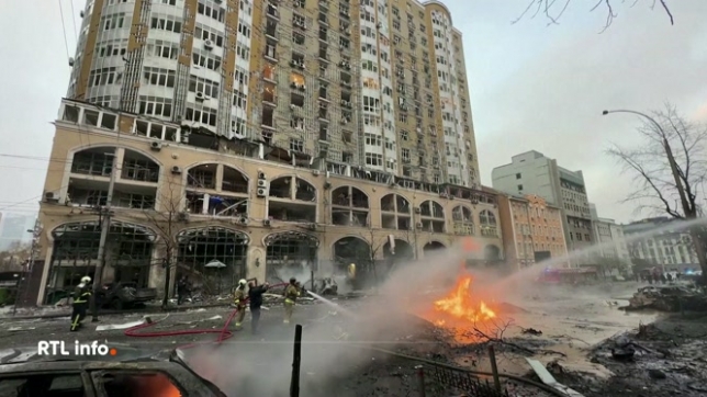 Guerre en Ukraine: la Russie a tiré des missiles balistiques sur Kiev