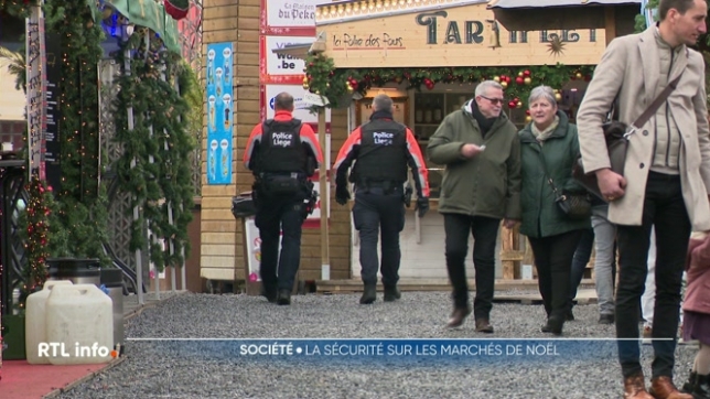 Au lendemain de l'attentat meurtrier sur le marché de Noël de Magdebourg qui a fait 5 morts et 200 blessés, focus sur le dispositif de sécurité qui est actuellemet prévu sur nos marchés, comme ici à Liège.