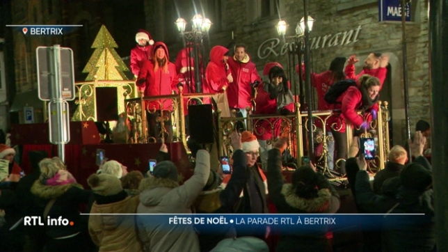 20 000 personnes dans les rues de Bertrix pour la traditionnelle Parade de Noël RTL