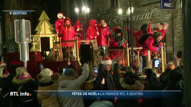20 000 personnes dans les rues de Bertrix pour la traditionnelle Parade de Noël RTL