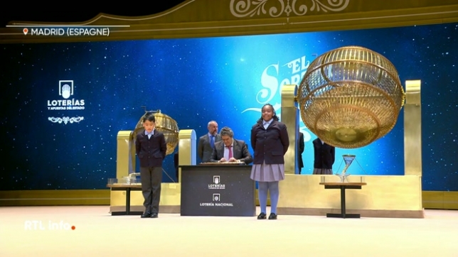 Tirage du Gordo, la traditionnelle loterie de Noël, en Espagne ce matin
