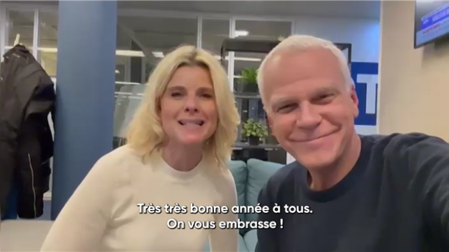 Les présentateurs des journaux RTL info 13h et 19h vous souhaitent un joyeux Noël et une bonne année 2025.