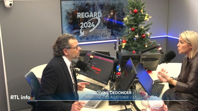 L'année chargée se termine, et RTLinfo vous propose de la conclure avec une série d'interviews décontractées de femmes et d'hommes politiques qui l'ont marqué. Demain c'est Ludivine Dedonder, la Ministre de la Défense sortante qui se confiera à Martin Buxant.