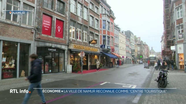 La Ville de Namur vient d'être reconnue comme centre touristique par le gouvernement fédéral. Un label qui va changer pas mal de choses pour les commerçants et les touristes.