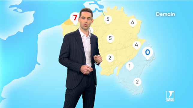 La première nuit de 2025 devrait voir tomber la neige, à en croire les prévisions à la mi-journée de l'Institut royal météorologique.

Des pluies modérées depuis le nord-ouest se transformeront en effet en seconde partie de nuit en neige fondante et même en neige au-dessus de 400 m d'altitude, indique l'IRM. Les minima seront compris entre -1 et +6 degrés. Le vent restera soutenu les premières heures.