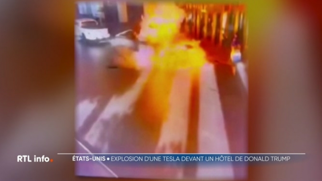 Explosion d'un cybertruck Tesla à Las Vegas