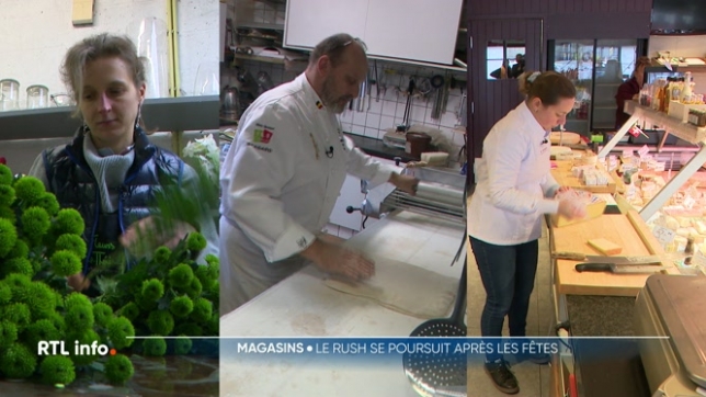 Les fêtes de fin d'année sont désormais derrière nous. Pourtant, le rush dans les magasins se poursuit. Entre des réveillons à rallonge et l'approche de la galette des Rois, de nombreux commerçants ne chôment pas. Ils ne comptent pas se reposer avant la mi-janvier.