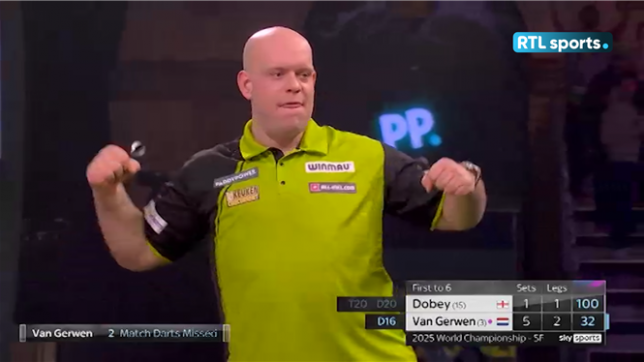 Le Néerlandais n'a fait qu'une bouchée de son adversaire.