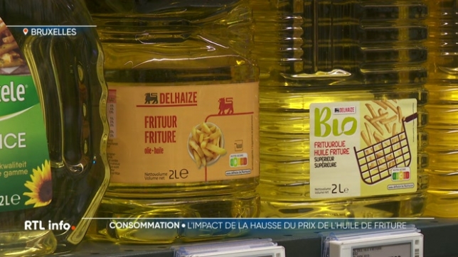 Dans notre panier RTL INFO, les huiles figurent parmi les produits ayant le plus augmenté ces deux dernières années. Quelles astuces utilisent les particuliers, et surtout les frituristes, pour limiter leurs dépenses face à cette flambée des prix ?