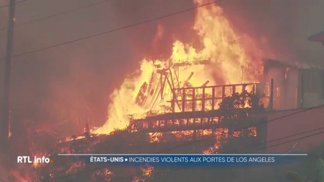 Quelque 30.000 personnes évacuées en raison d'un incendie aux portes de Los Angeles