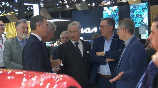 Le roi Philippe s’est rendu à l’inauguration officielle du 101e Salon de l’Auto de Bruxelles