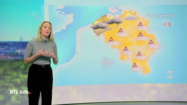 En plateau, Emilie Dupuis donne les prévisions météorologiques des prochaines heures et pour les jours suivants; des conditions hivernales qui doivent à nouveau inciter à la prudence sur les routes ce soir et cette nuit.