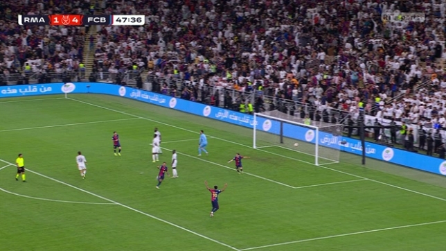 Supercoupe d'Espagne: Raphinha fait un festival et marque le 1-5