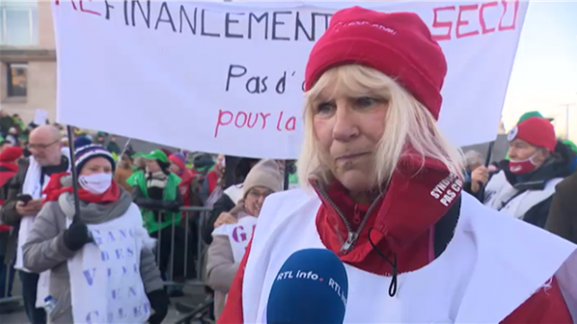 Nous militons pour une pension décente pour tout un chacun: Vinciane Jansen, retraitée de l’enseignement spécialisé, membre du Gang des vieux en colère