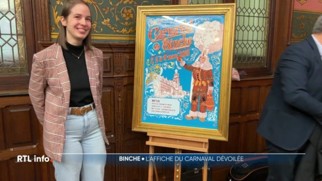 Une affiche qui depuis une dizaine d'années fait l'objet d'un concours. Parmi les 31 projets sélectionnés, c'est la création de Mathilde Louche qui a conquis le coeur des votants et du jury. Il s’agit d’une jeune infographiste binchoise, amoureuse du Carnaval.