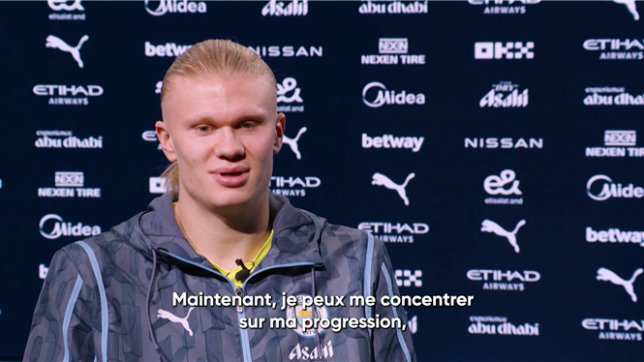 Haaland signe un nouveau contrat à Manchester City: Je vais rester pour très longtemps