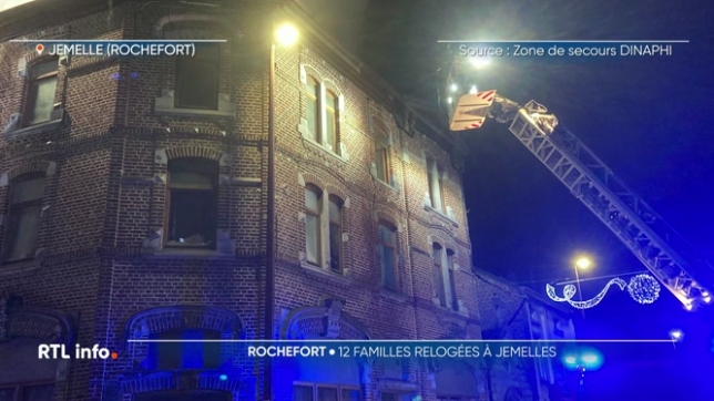 Un des locataires aurait mis le feu à son logement sur un coup de colère. Et a lui-même prévenu ses voisins quand il a constaté l'ampleur des dégâts. Au final, 12 personnes doivent être relogées.