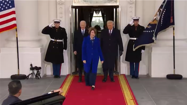 Joe Biden et Donald Trump se retrouvent à la Maison Blanche... et partent ensemble à la cérémonie d'investiture