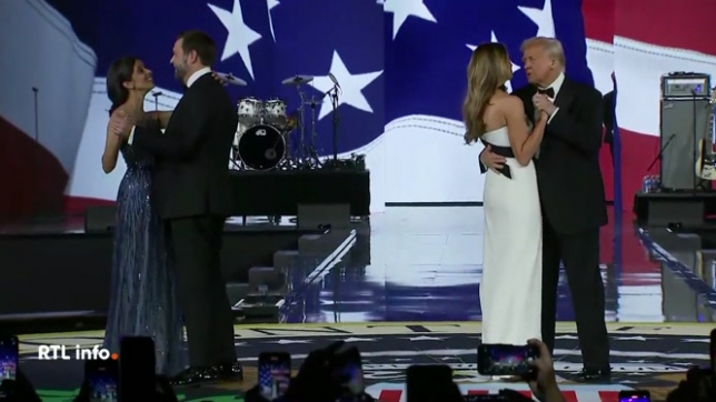 Donald Trump et Melania ouvrent le bal présidentiel