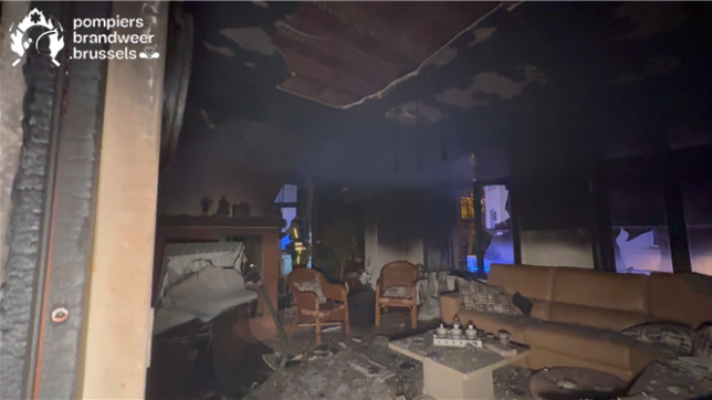 Un incendie s'est déclaré jeudi matin dans une maison mitoyenne située à Laeken.