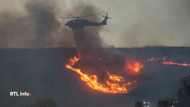 Un nouvel incendie violent près de Los Angeles en Californie