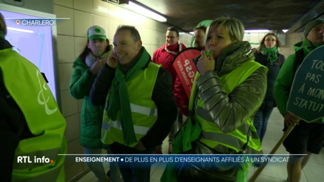 Parmi ces manifestants, il y avait deux enseignants de la région de Charleroi dont c'était la première manifestation en tant que délégué syndical. S'ils ont récemment décidé de s'engager, c'est parce qu'il est grand temps de passer à l'action.