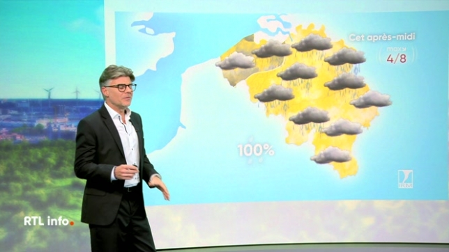 Stéphan Van Bellinghen commente les dernières prévisions météo de l'IRM. La pluie va s'en aller dans les prochaines heures. Et à partir de demain, nous sommes partis pour une belle période plus lumineuse.