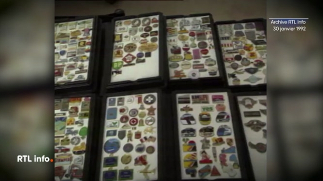 Les Pin's étaient à la mode dans les années 1990. Ces petits objets à épingler faisaient fureur il y a 30 ans. Un liégeois en avait rassemblé en près de 3.000, tous originaux.