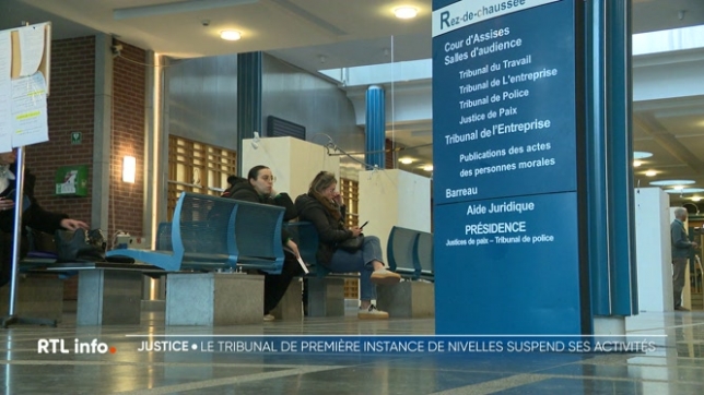La présidente tribunal de 1ère instance du Brabant wallon, Sophie Sterck, a annoncé que les activités du tribunal seront suspendues du 31 janvier au 7 février. L'action de protestation a pour but de dénoncer leurs conditions de travail, en termes de sécurité et d'accueil des justiciables.
