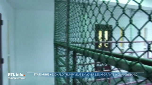 Trump veut envoyer des migrants sans papiers à la prison de Guantanamo