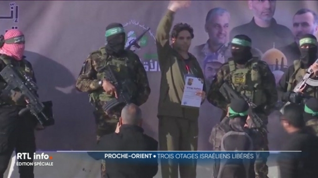 Trois otages israéliens libérés par le Hamas