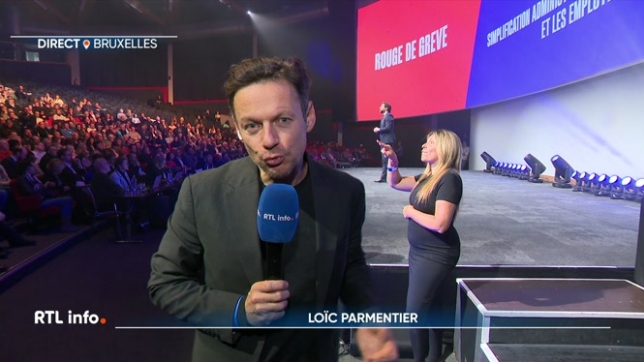 En direct du Heysel, Loïc Parmentier explique que le Parti réformateur y a réuni ses membres ce matin pour qu'ils valident l'accord conclu vendredi.