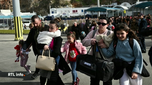 Evacuation de Santorin après plus de 200 secousses sismiques