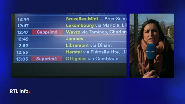 Les annulations de train s'enchainent depuis hier, particulièrement ceux qui transitent par la gare de Namur. Quelle est la situation du trafic aujourd'hui et quelles sont les raisons de ces perturbations ? Réponse avec Justine Roldan Perez.