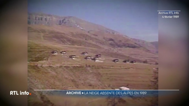 4 février 1989, la neige manque cruellement dans les Alpes françaises