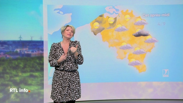 Sabrina Jacobs donne les prévisions météo pour cet après-midi et les jours prochains. Un temps sec avec quelques éclaircies est attendu pour la journée de mardi. La semaine sera globalement agréable avant une dégradation pluvieuse.