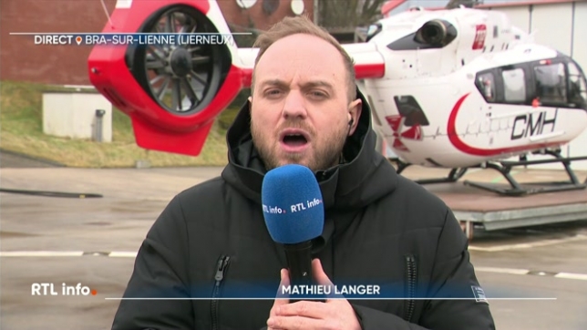 On retrouve en direct Mathieu Langer pour faire le point sur la reconnaissance de l'hélicoptère médicalisé de Bra-sur-Lienne par le fédéral.