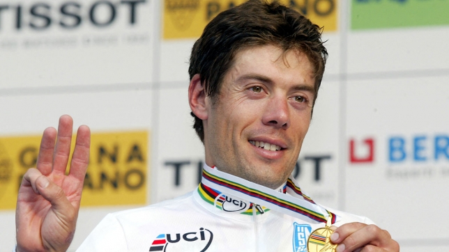 Le cycliste Oscar Freire