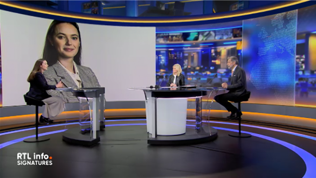 Éléonore Simonet, ministre des Classes moyennes, des Indépendants et des PME, était l'invitée du RTL info Signatures.