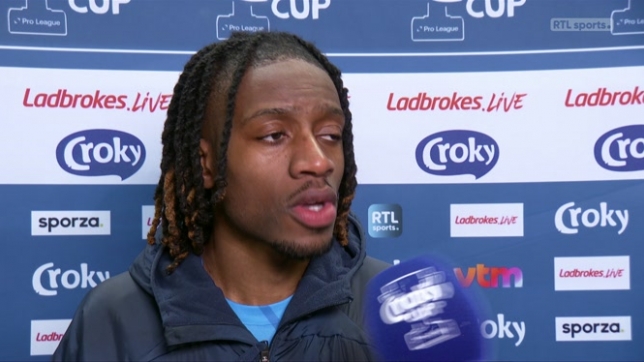 Croky Cup: Joris Kayembe reste positif après l'élimination de Genk