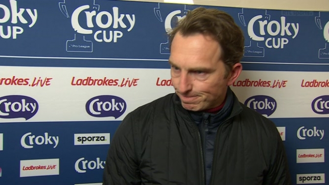 Jonas De Roeck, l'entraineur de l'Antwerp, étaot très remonté après l'élimination de son équipe.