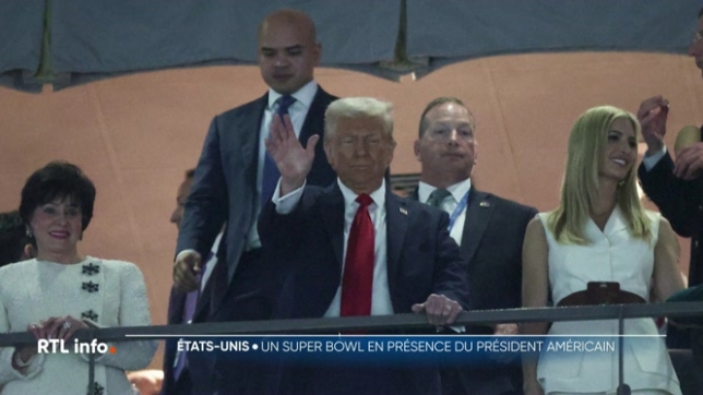 Finale du Super Bowl: le président Donald Trump a assisté à l'évènement