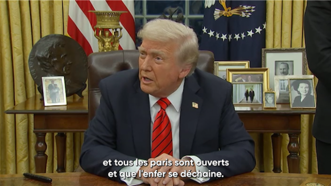 Donald Trump promet lundi un enfer si le Hamas ne relâchait pas tous les otages israéliens d'ici samedi après la menace du mouvement islamiste palestinien de reporter la prochaine libération prévue par la trêve en vigueur à Gaza, qui risque de voler en éclats.